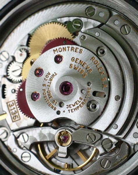 rolex 3135 winding system.